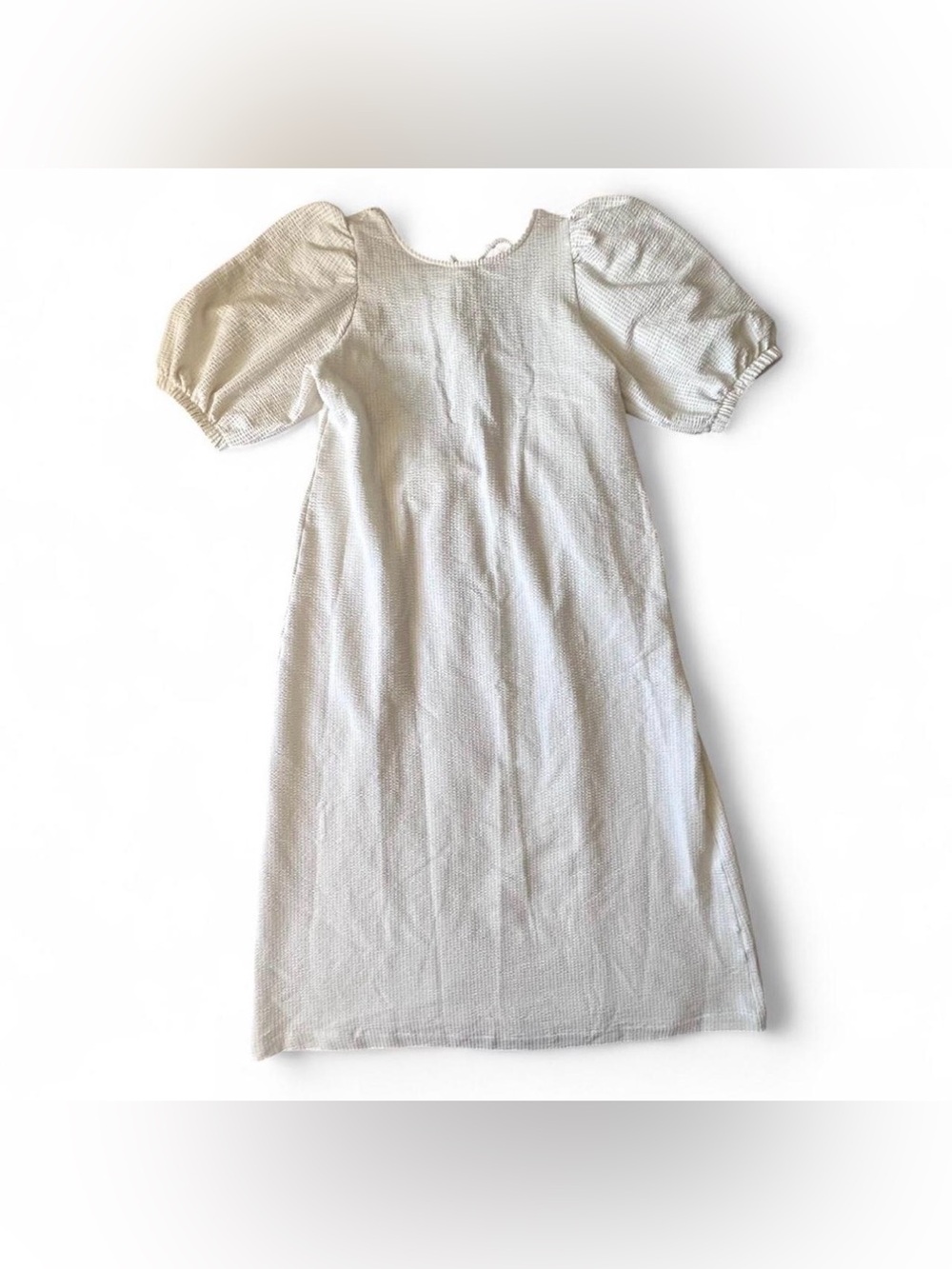 NWT H&M Puff-Sleeve Midi Dress